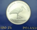 100 zł złotych 1982 Bocian Ochrona Środowiska L/L-