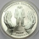 10 zł złotych 1998 Deklaracja Praw Człowieka, st.L