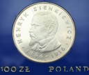 100 zł złotych 1977 Henryk Sienkiewicz stan L-