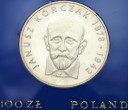 100 zł, złotych 1978 Janusz Korczak, stan L