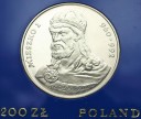 200 zł złotych 1979 Mieszko I, PIĘKNA stan L