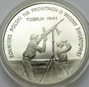 100000 zł złotych 1991 Tobruk 1941. stan L-