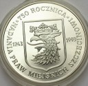 200000 zł złotych 1993 Szczecin Nadanie Praw, st.L
