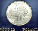 5000 zł, złotych 1989 Toruń Kopernik, stan L-