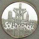 100000 zł złotych 1990 Solidarność MAŁA / GRUBA L-