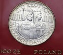100 zł 1966 Mieszko Dąbrówka Próba Ag PÓŁPOSTACIE
