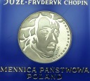 50 zł złotych 1972 Fryderyk Chopin PRÓBA Ag st.L-