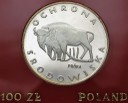 100 zł złotych 1977 PRÓBA Żubr Ochrona Środowiska