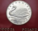 1000 zł złotych 1984 PRÓBA Srebro, Łabędź, stan L-