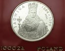 1000 zł złotych 1988 PRÓBA SREBRO, Jadwiga stan L-