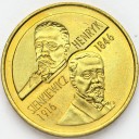 2 zł, złote 1996 Henryk Sienkiewicz, stan 1-
