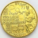2 zł, złote 1998 Polon i Rad, Skłodowska stan 1-