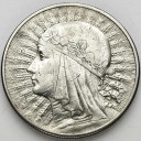 10 zł złotych Głowa kobiety 1932 bez znaku st ~3+