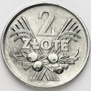 2 zł złote 1971 Jagody Jagódki, stan 2+