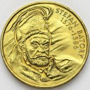 2 zł, złote 1997 Stefan Batory, stan 1-/1