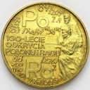 2 zł, złote 1998 Polon i Rad, Skłodowska stan 2/1-