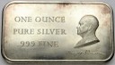 1 oz uncja srebra,sztabka, srebro Ag999 Eisenhower