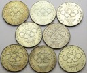 LOT 8 x 200 zł 1976 OLIMPIADA INWESTYCJA SREBRO