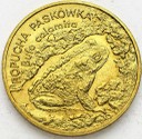 2 zł, złote 1998 Ropucha paskówka stan 1-/1