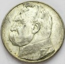 10 zł złotych Józef Piłsudski 1937. Stan 2-/3+