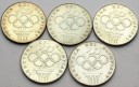 LOT 5 x 200 zł 1976 OLIMPIADA INWESTYCJA SREBRO
