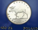 100 zł złotych 1978 Łoś Ochrona Środowiska stan L-