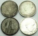 LOT 4 x 5 Marek, Funf Mark, INWESTYCJA SREBRO