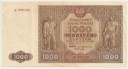 1000 zł, Tysiąc Złotych 1946, Seria N, stan 3-