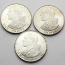 LOT 3 x 1000 zł Jan Paweł II, INWESTYCJA SREBRO