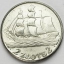 2 zł złote Żaglowiec 1936. Stan 2