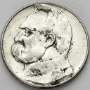 5 zł złotych Józef Piłsudski 1936. Stan około 3