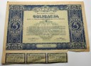 151095 Premjowa Pożyczka III Serji 5 Dolarów 1931