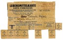 Lebensmittelkarte Karta Żywnościowa 1944, Warszawa