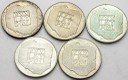 LOT 5 x 200 zł 1974 XXX LAT PRL INWESTYCJA SREBRO