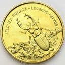 2 zł, złote 1997 Jelonek Rogacz, stan 1-