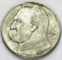 2 zł złote Józef Piłsudski 1934, stan 3