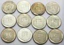 LOT 12 x 200 zł 1974 XXX LAT PRL INWESTYCJA SREBRO