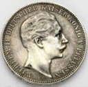 3 Marki Drei Mark 1911 A, Prusy, RZADKA