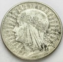 10 zł złotych Głowa kobiety 1932 bez znaku stan 3+