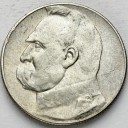 5 zł złotych Józef Piłsudski 1936. Stan 3