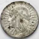 10 zł złotych Głowa kobiety 1932 ze znakiem stan 3