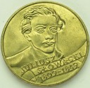 2 zł, złote 1999 Juliusz Słowacki. Stan 2+