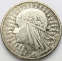 10 zł złotych Głowa kobiety 1932 bez znaku stan 3
