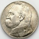 10 zł złotych Józef Piłsudski 1936. Stan 3+