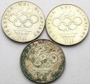 LOT 3 x 200 zł 1976 OLIMPIADA INWESTYCJA SREBRO