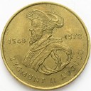 2 zł, złote 1996 Zygmunt II August stan 2