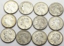 LOT 12 x 5 zł Głowa kobiety, INWESTYCJA AG SREBRO