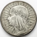 10 zł złotych Głowa kobiety 1932 bez znaku stan 3