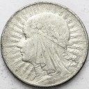 5 zł złotych Głowa kobiety 1932 bez znaku stan 3