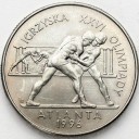 2 zł, złote 1995, Atlanta Zapasy, stan 1-